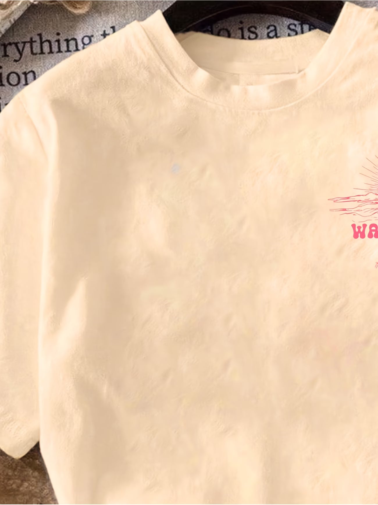 Sunset Printed T-Shirt for Women | Round Neck