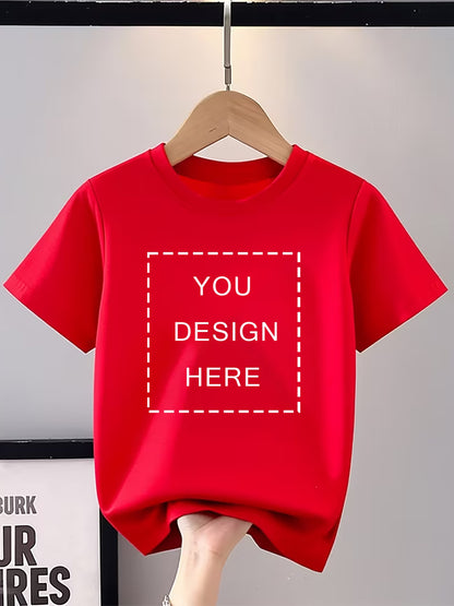 Custom Printed T-Shirt for Men & Women | Round Neck 100% Cotton