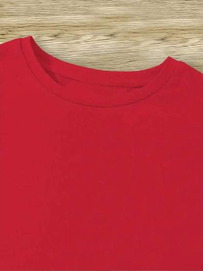 Custom Printed T-Shirt for Men & Women | Round Neck 100% Cotton