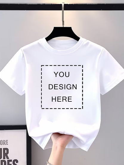 Custom Printed T-Shirt for Men & Women | Round Neck 100% Cotton