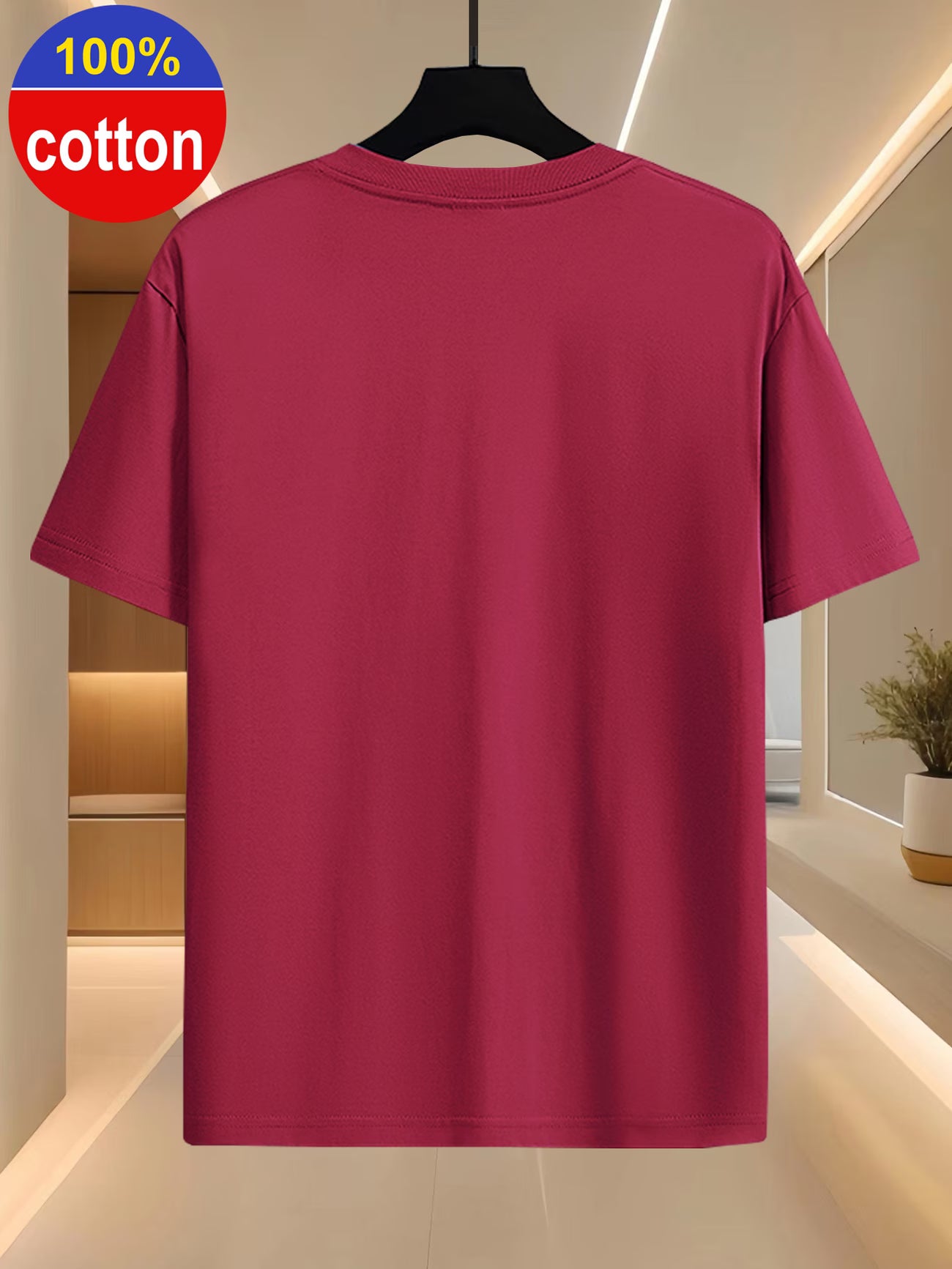 Artistic Oil Painting Print T-Shirt for Men | 100% Cotton