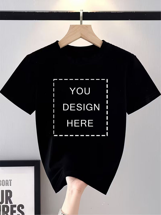 Custom Printed T-Shirt for Men & Women | Round Neck 100% Cotton