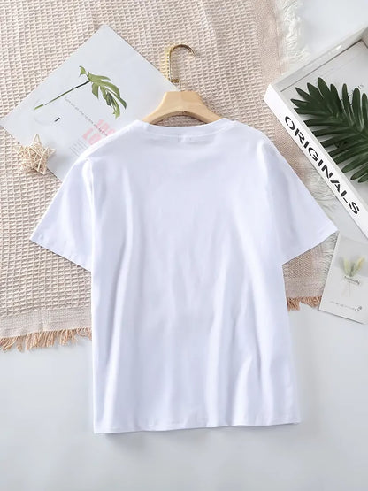 Custom Printed T-Shirt for Men & Women | Round Neck 100% Cotton