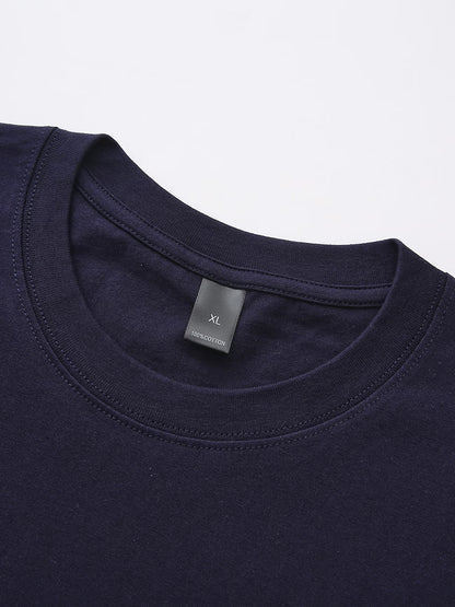 Hokkaido Wave Printed T-Shirt for Men | 100% Cotton Round Neck