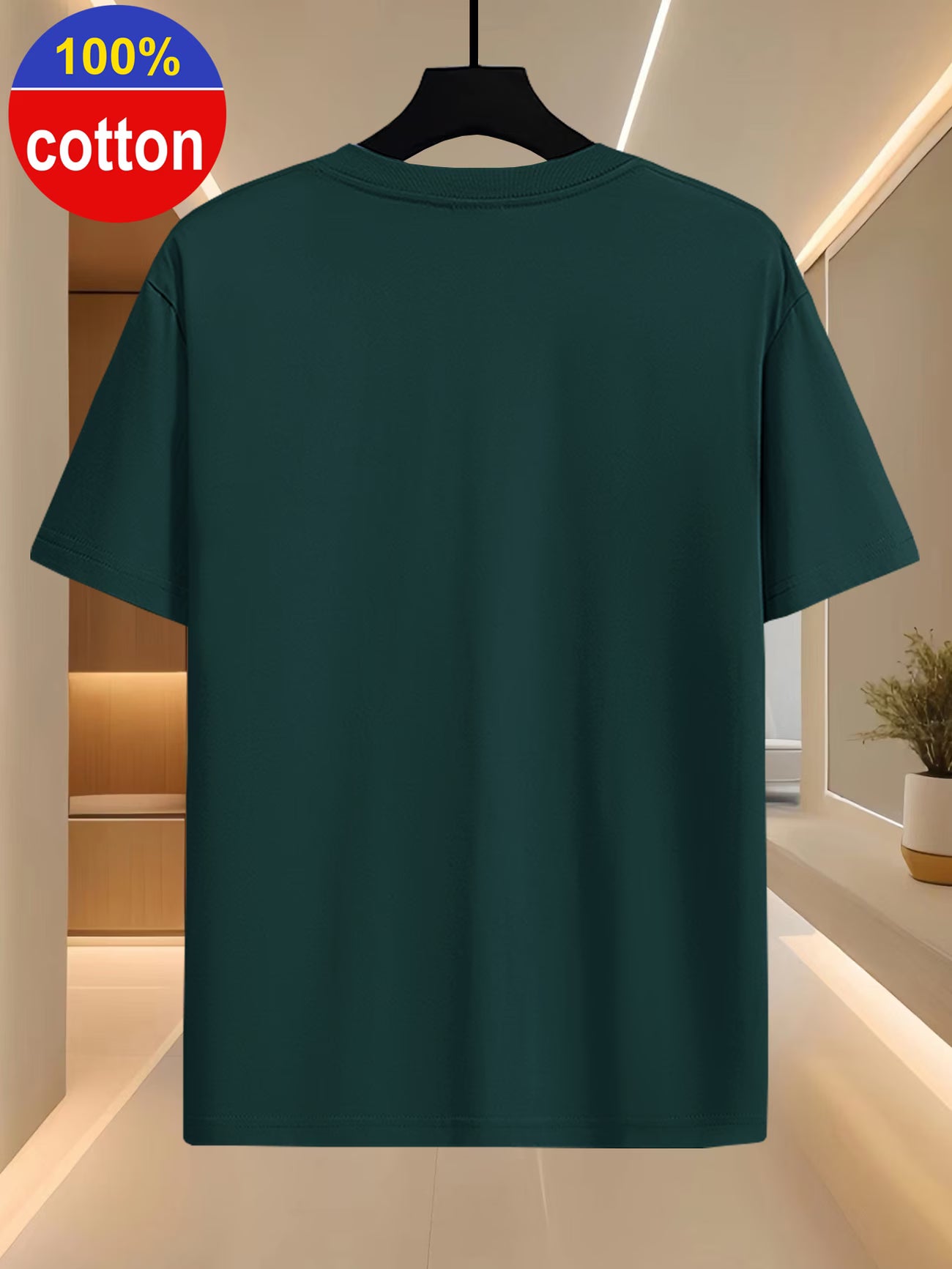 Artistic Oil Painting Print T-Shirt for Men | 100% Cotton