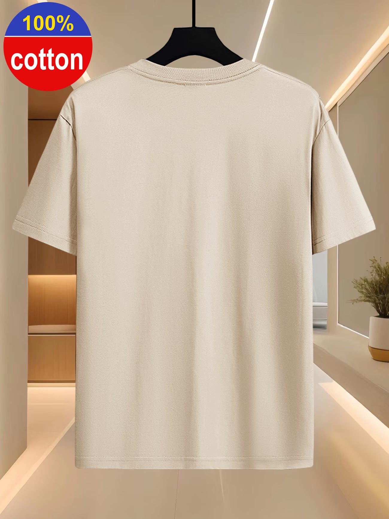 Artistic Oil Painting Print T-Shirt for Men | 100% Cotton